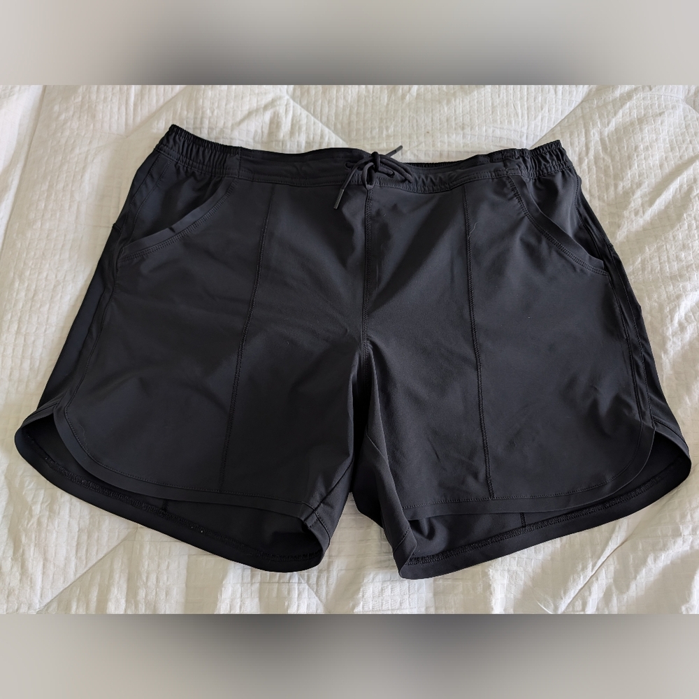 Lands' End Sport Charcoal Gray Shorts